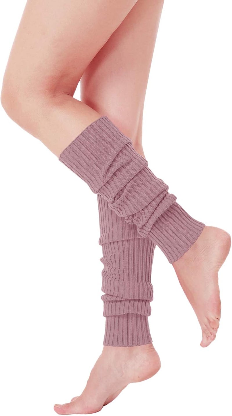 v28 Women Juniors Neon Ribbed Leg Warmers for 80s Eighty's Party Sports Yoga - Image 2